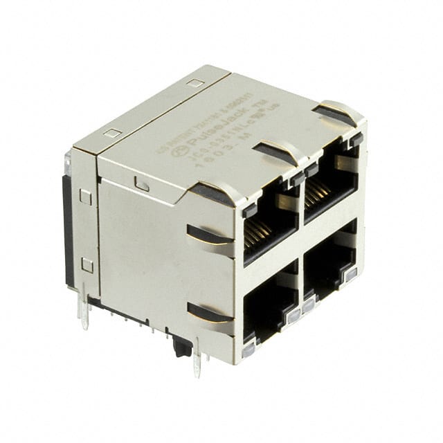 JC0-0351NL CONN JACK 4PORT 1000 BASE-T PCB
