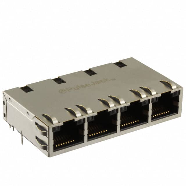 JT6-1473NL CONN JACK 4PORT 10G BASE-T PCB