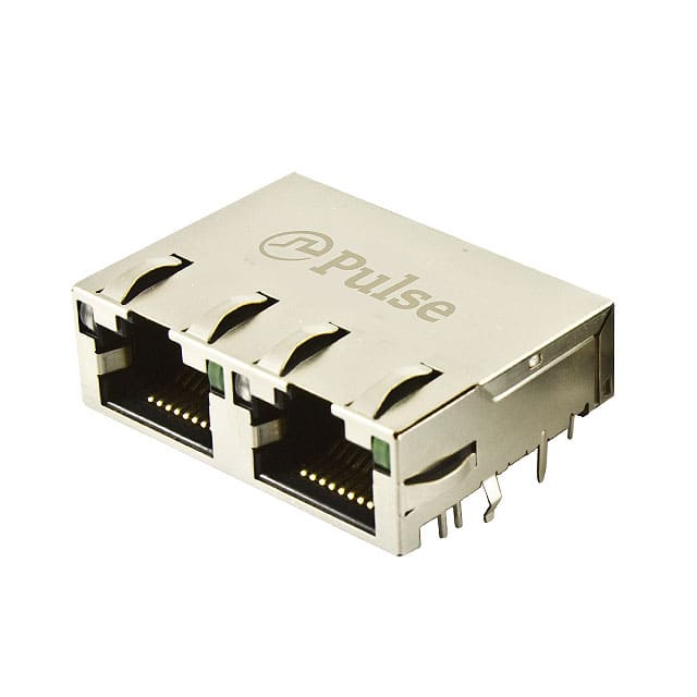 JTL-U1002NL CONN JACK 2PORT 10G BASE-T PCB