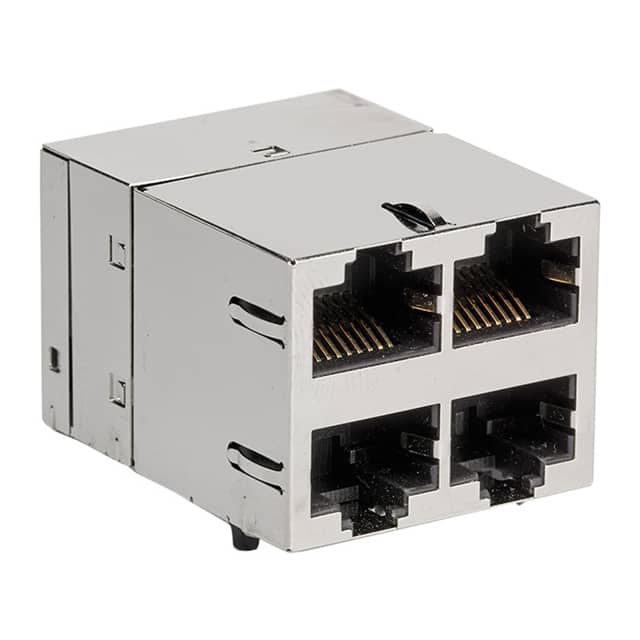 C850-2C2R-54 CONN JACK 4PORT 1000 BASE-T PCB