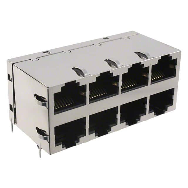 0833-2X4R-54-F CONN JACK 8PORT 1000 BASE-T PCB