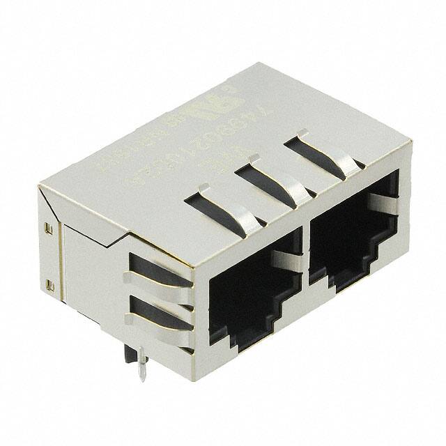 7499021002A CONN JACK 2PORT 100 BASE-T PCB