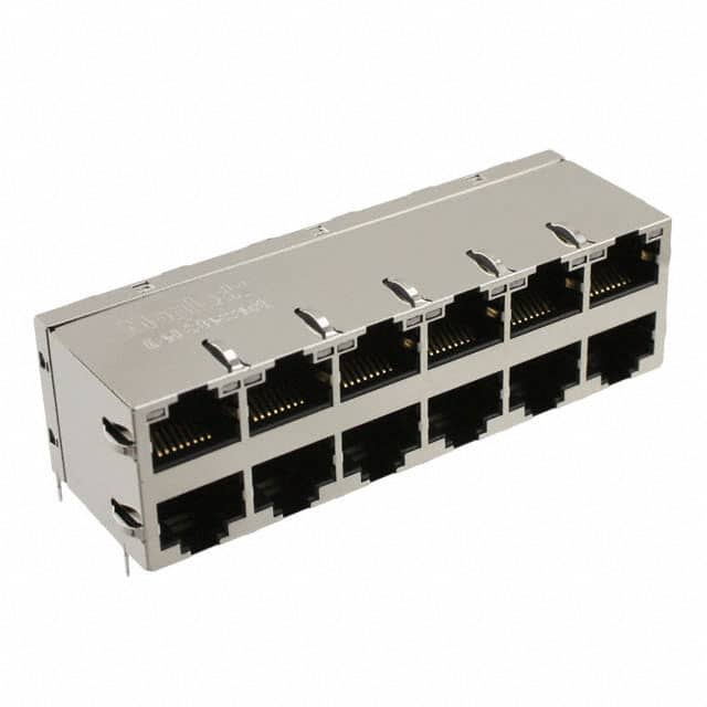 0863-2X6R-54-F CONN JACK 12PORT 1000 BASE-T PCB
