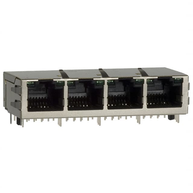 JG0-0025 CONN JACK 4PORT 1000 BASE-T PCB