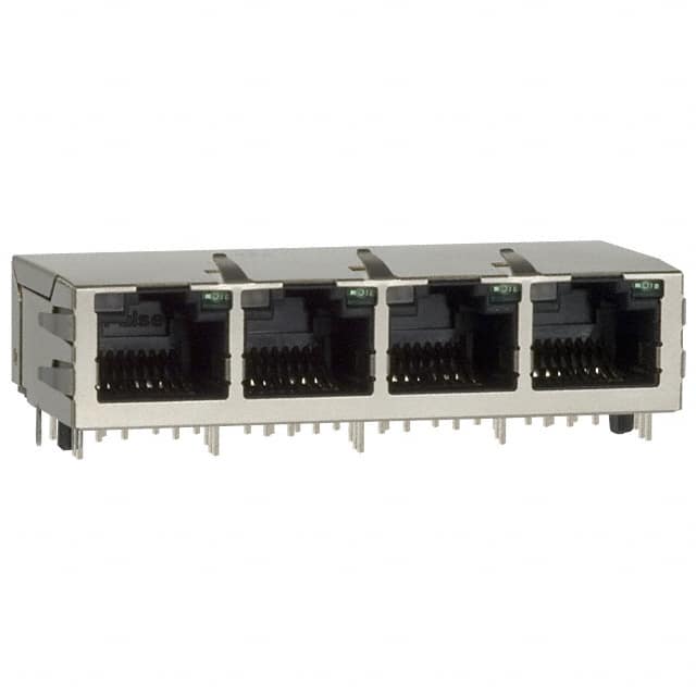 JG0-0032 CONN JACK 4PORT 100 BASE-TX PCB