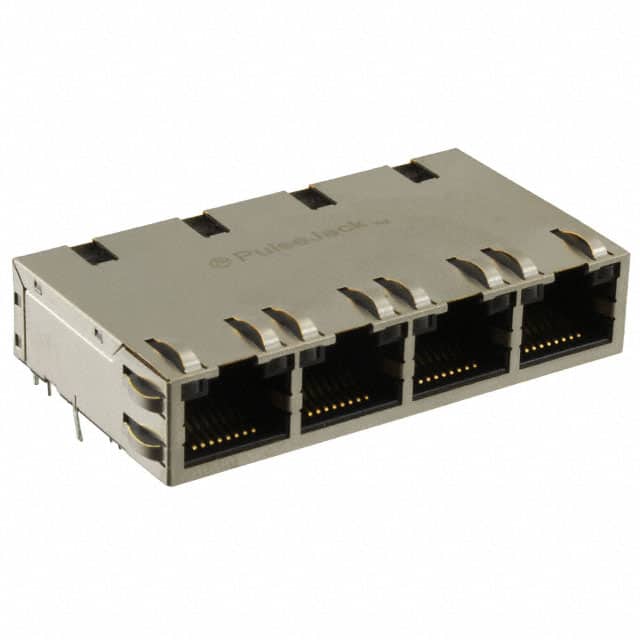 JT6-1480NL CONN JACK 4PORT 10G BASE-T PCB