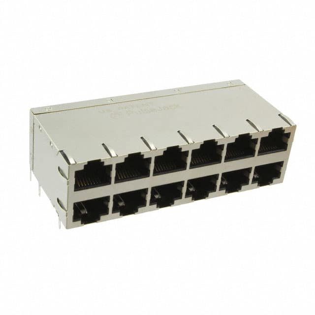 J0B-0386NL CONN JACK 12PORT 1000 BASE-T PCB