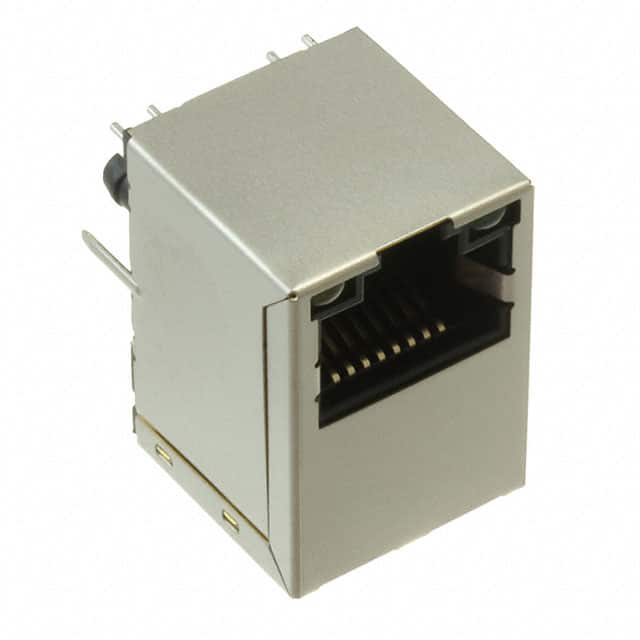 MTJ-88TVX1-FSJ-LG-M75C-WOT MODULAR JACK, SHIELDED, LED'S