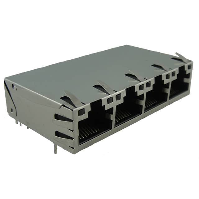 RJMG214034460NR CONN JACK 4PORT 1000 BASE-T PCB