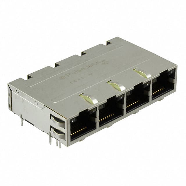 J1N-0005NL CONN JACK 4PORT 1000 BASE-T PCB