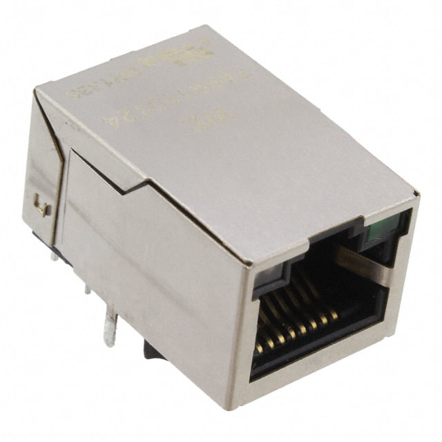 7499110124 CONN JACK 1PORT 1000 BASE-T PCB