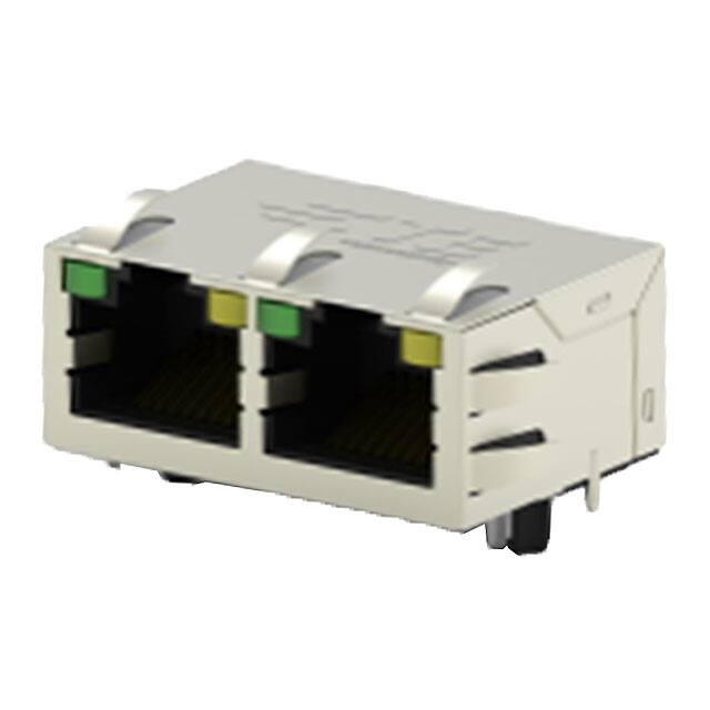 5-2337994-3 CONN JACK 2PORT 100 BASE-T PCB