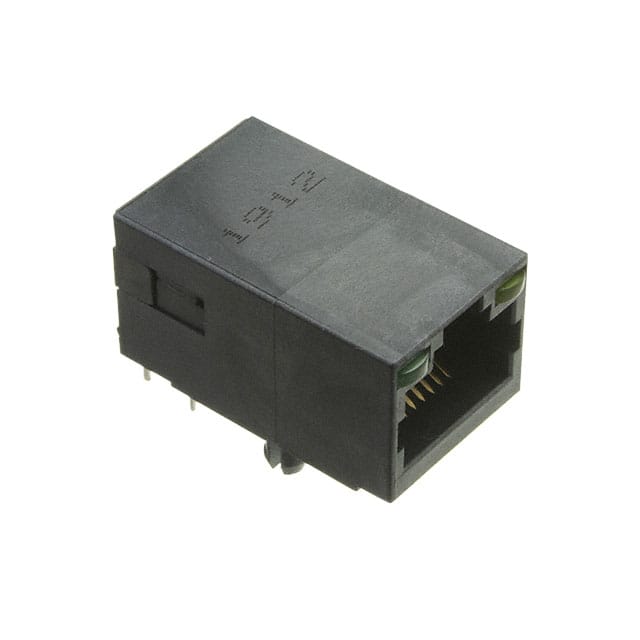 MTJ-88SX1-LH-M302 MODULAR JACK 8P8C RA SG BK L