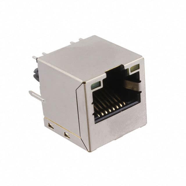 MTJ-88AX1-FSN-LH1-M5C MODULAR JACK, SHIELDED, LED'S