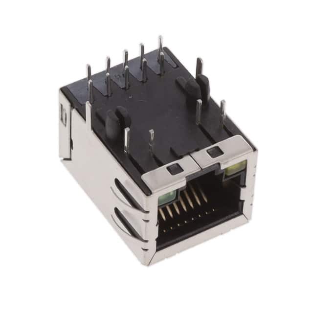 MTJ-88TX1-FSD-D1LG-M224Y RJ45 1X1,TAB DOWN,1000M,WITH LED