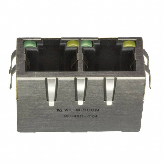7499021121 CONN JACK 2PORT 100 BASE-T PCB