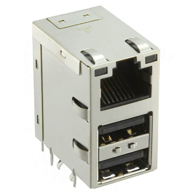 6620004-1 CONN JACK 1PORT 100 BASE-T PCB