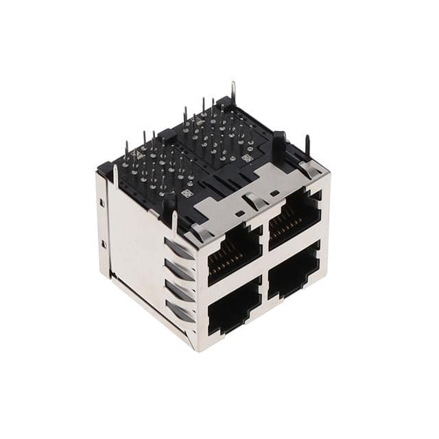 ARJM22A1-547-NN-EW2 CONN JACK 4PORT 1000 BASE-T PCB