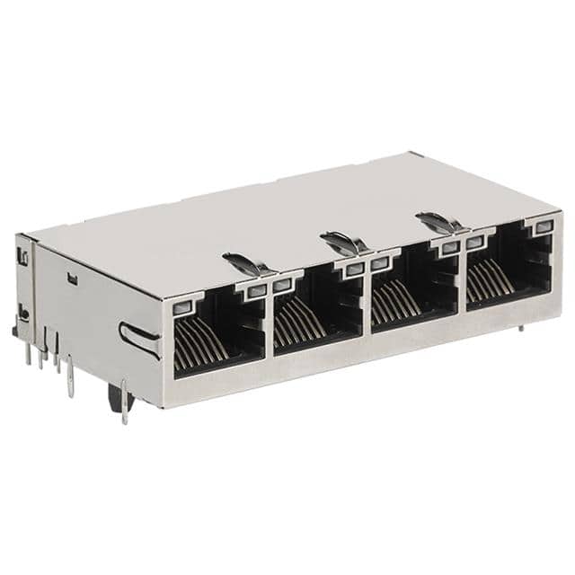1761889-3 CONN JACK 4PORT 1000 BASE-T PCB