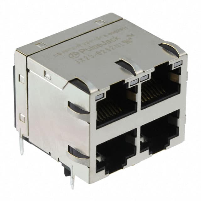 JX20-0252NL CONN JACK 4PORT 1000 BASE-T PCB