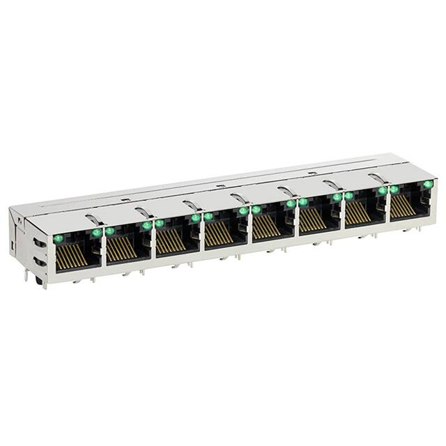 SI-60115-F CONN JACK 8PORT 100 BASE-T PCB
