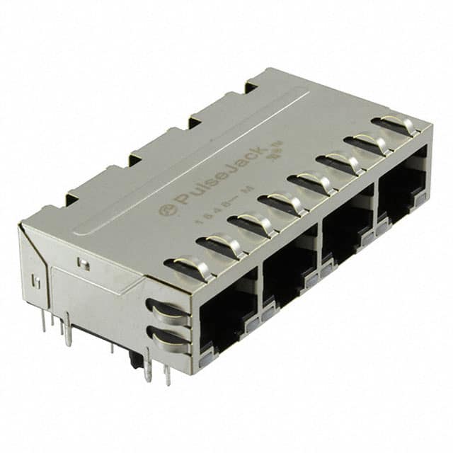 J0N-0012NL CONN JACK 4PORT 1000 BASE-T PCB