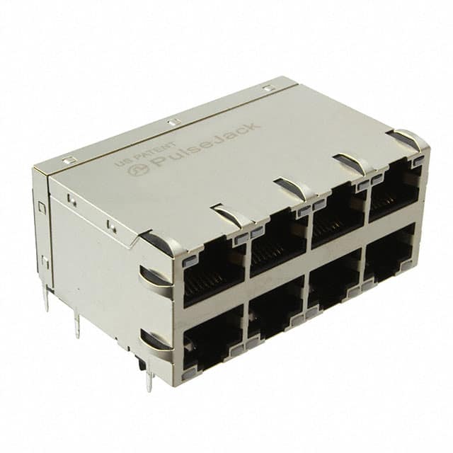 J0B-0364NL CONN JACK 8PORT 1000 BASE-T PCB