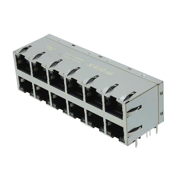 0857281003 CONN JACK 12PORT 1000 BASE-T PCB