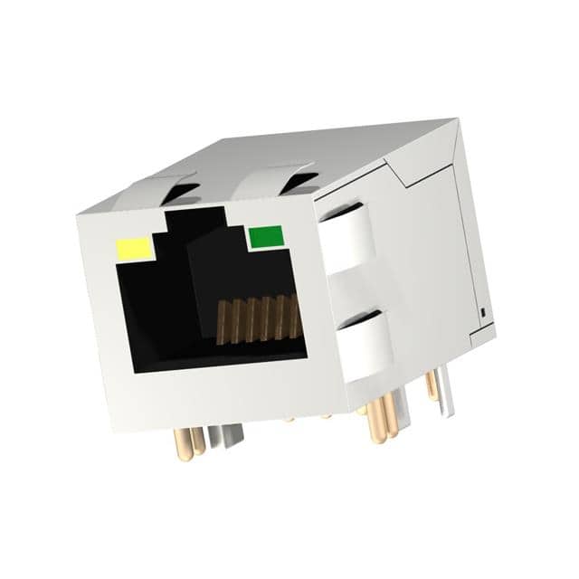 SCNRJ-88GGMSEYG-073GSORTH RJ45 JACK SHIELDED TOP ENTRY