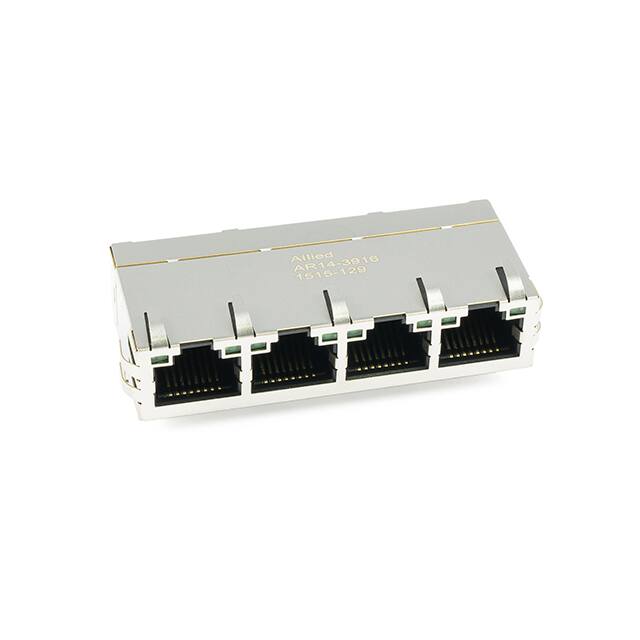 AR14-3916 GANGED 4 POSITON MODULAR JACK