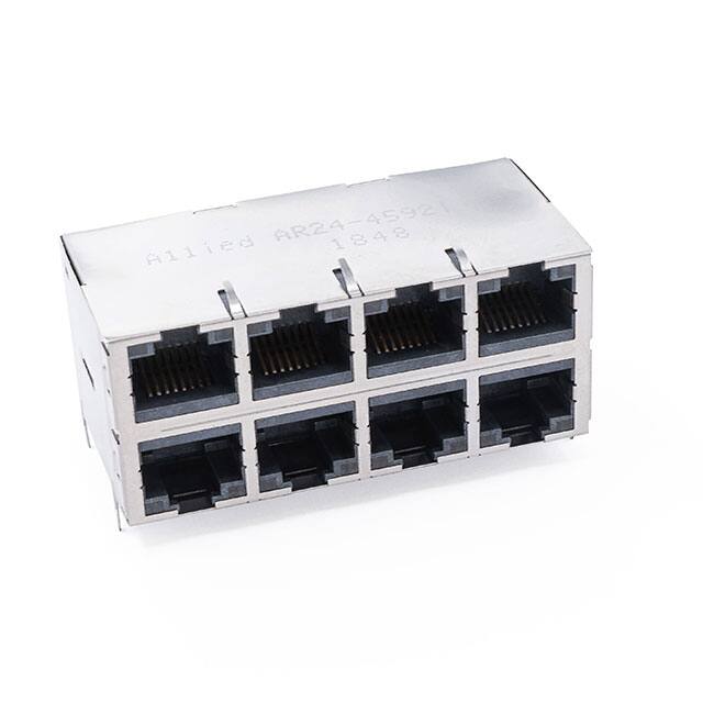 AR24-4592I 2x4 RJ45 Conn, No Mag, Ind. Temp