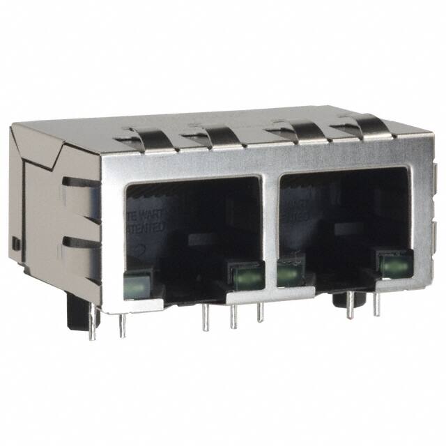 SI-60082-F CONN JACK 2PORT 100 BASE-T PCB