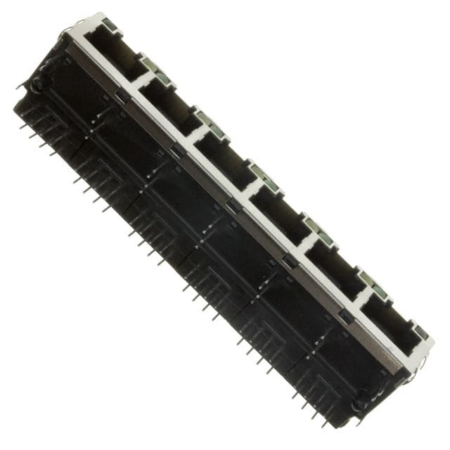 5-6610084-1 CONN JACK 6PORT 100 BASE-T