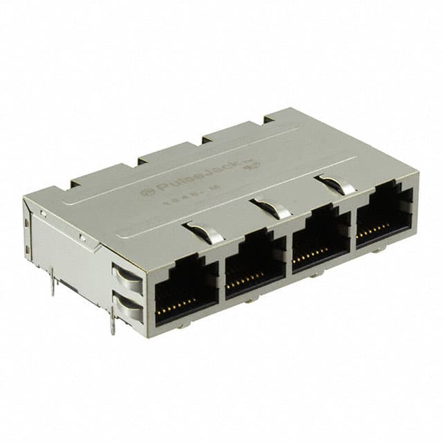 J1N-0006NL CONN JACK 4PORT 1000 BASE-T PCB