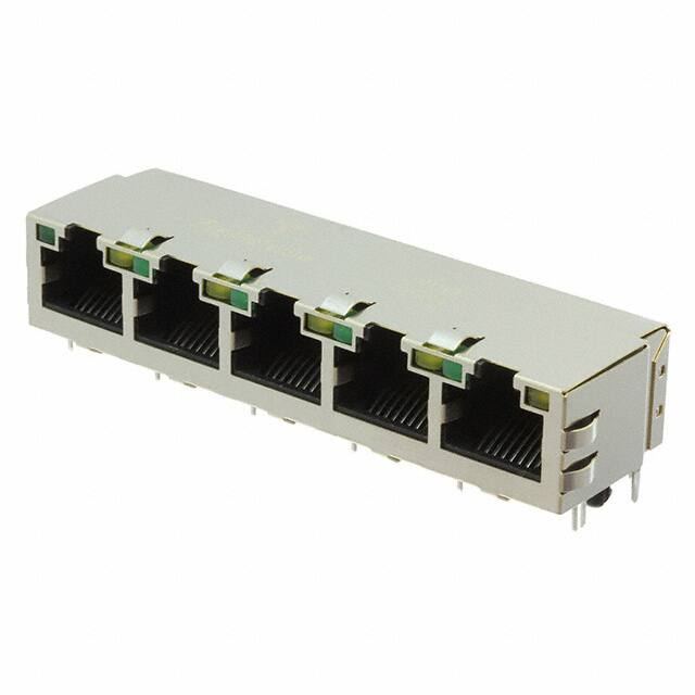 5-6610138-1 CONN JACK 5PORT 100 BASE-T