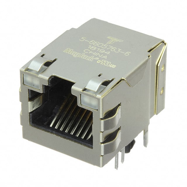 5-6605763-6 CONN JACK 1PORT 100 BASE-T
