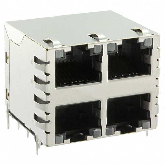 1840156-4 CONN JACK 4PORT 1000 BASE-T