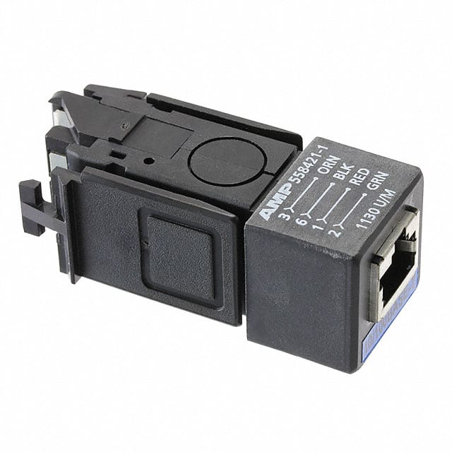 558421-1 CONN MAGJACK 1PORT 100 BASE-TX