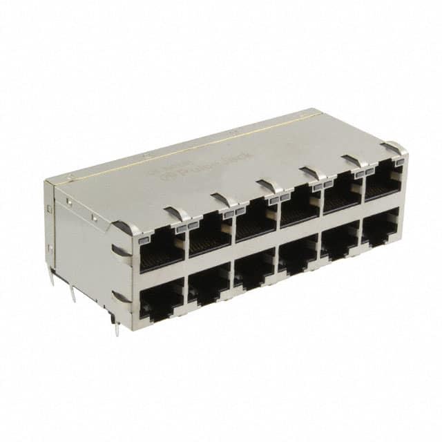 J0B-3448NL CONN JACK 12PORT 1000 BASE-T PCB