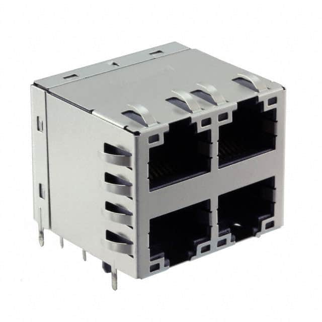 RJMG22213216MER CONN JACK 4PORT 1000 BASE-T PCB