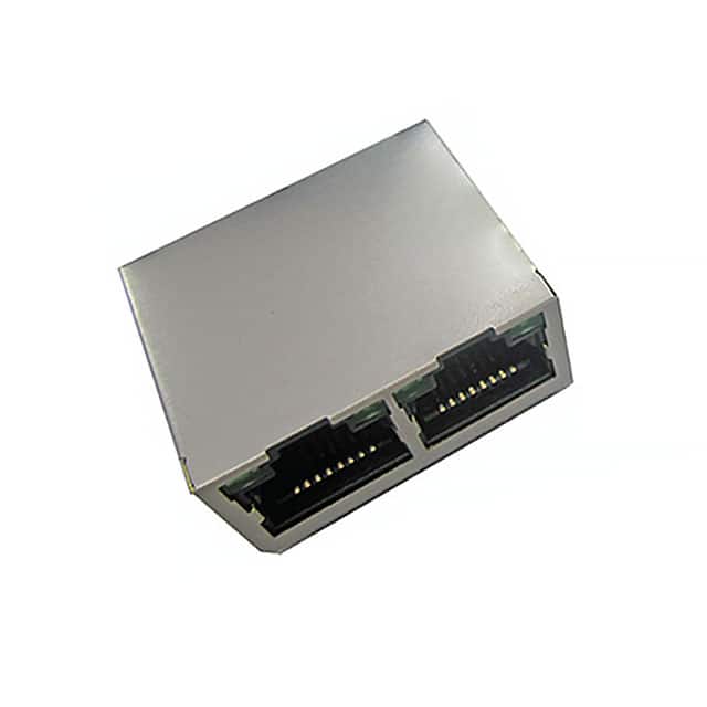 ARJ-202C CONN JACK 2PORT 1000 BASE-T PCB