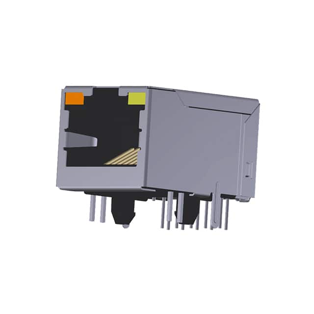 ARJM11D7-007-KB-CW2 CONN JACK 1PORT 100 BASE-T PCB
