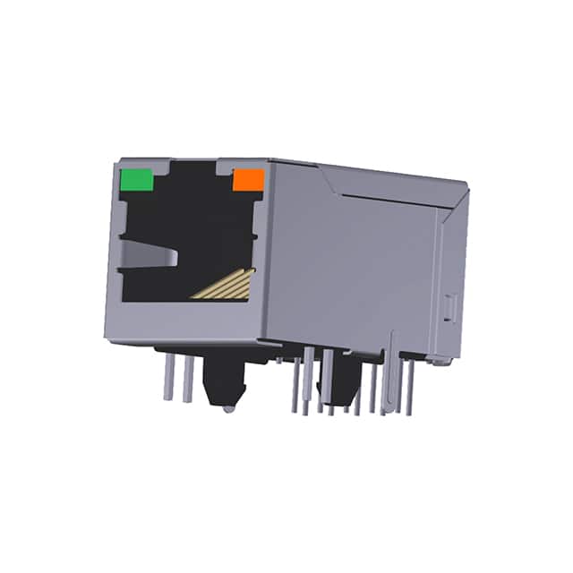 ARJM11D7-008-KK-EW2 CONN JACK 1PORT 100 BASE-T PCB