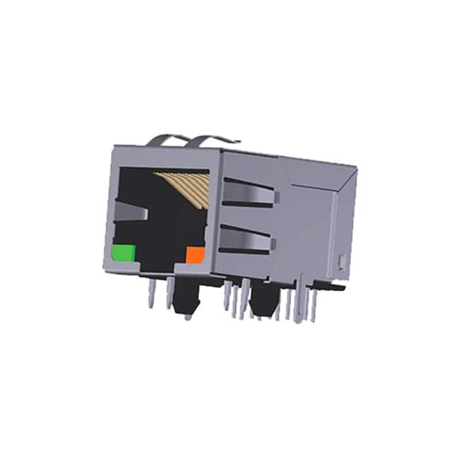 ARJM11A1-007-KK-CW2 CONN JACK 1PORT 100 BASE-T PCB