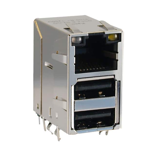 GSPX-B-S2-GG-9100-R1 CONN JACK 1PORT 100 BASE-T PCB