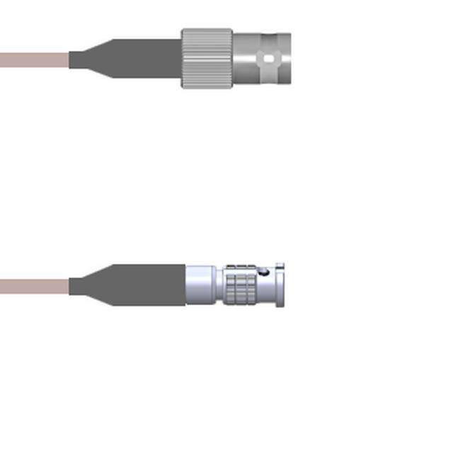 Q-0B00Y000H.25M CBL ASSY BNC-HD-BNC RG142 9.843"