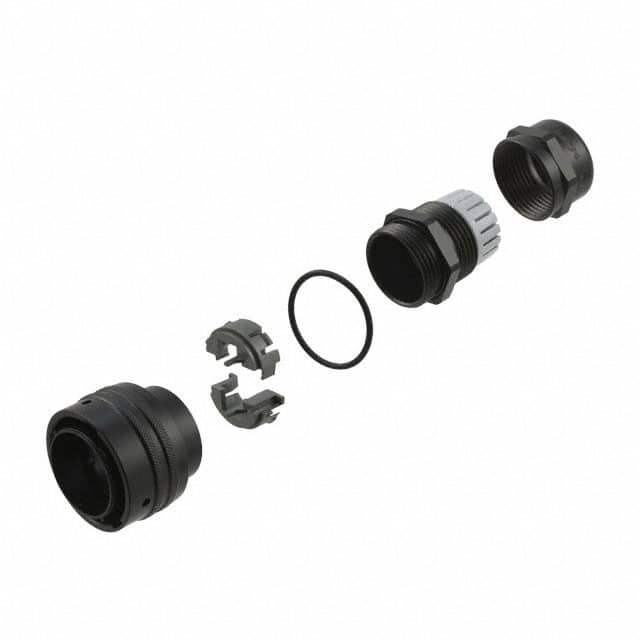 RJF6MB CONN MOD PLUG HSG RJ45 BLACK