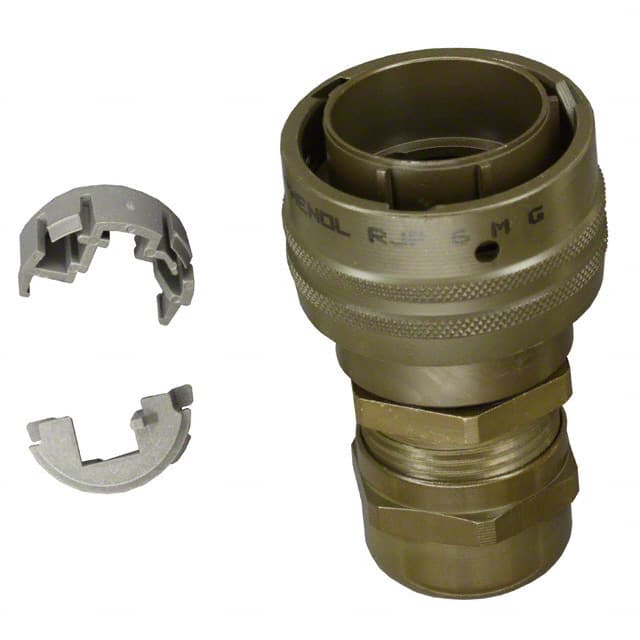 RJF6MG CONN MOD PLUG HSG RJ45 GREEN