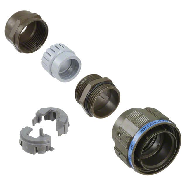 RJFTV6MG CONN MOD PLUG HSG RJ45 GREEN