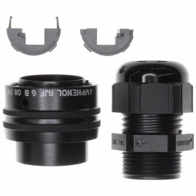 RJF6B CONN MOD PLUG HSG RJ45 BLACK